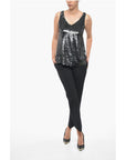 Parosh Sequined GENTLE Tank Top