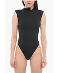 Entire Studios Stretch Cotton BLADE Bodysuit with Padded Shoulders