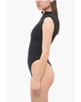 Entire Studios Stretch Cotton BLADE Bodysuit with Padded Shoulders