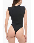 Entire Studios Stretch Cotton BLADE Bodysuit with Padded Shoulders