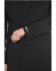 MSFTSrep Wool Blend Flap Pockets Double Breast Jacket