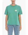 Holzweiler Back Printed KJERAG LOGOS Crew-neck T-Shirt