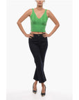 Samsoe Samsoe V-Neck Knitted KAYA Crop Top