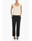 Samsoe Samsoe Solid Color GILL Top With Pleated