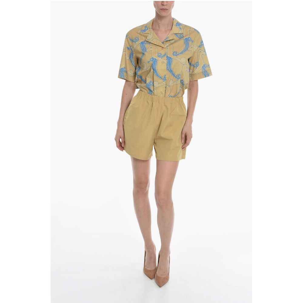 Samsoe Samsoe Drawstring Waist Solid Color MAREN Shorts