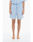 Samsoe Samsoe Striped DEVON Shorts with 3 Pockets