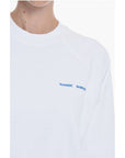 Samsoe Samsoe Fleeced Cotton GITTA Crew-neck Sweatshirt with Embroidered L