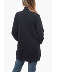Stretch Cotton Lightweight Jacket with Lurex Details and Sna