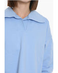 Samsoe Samsoe Polo Neck INGRID Cotton Sweatshirt