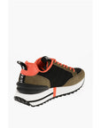 Versace JEANS COUTURE Mesh NEW SPIKE Sneakers with Suede Trims and C