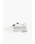 Versace JEANS COUTURE Leather STARLIGHT Low Top Sneakers with Printe