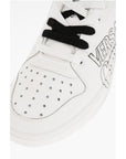 Versace JEANS COUTURE Leather STARLIGHT Low Top Sneakers with Printe