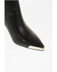 Versace JEANS COUTURE Faux Leather SCARLETT Booties with Side Zip an