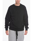 Botter Brushed Cotton Crew-neck Sweatshirt with Elastic Hem