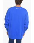 Honey Fucking Dijon Two-Tone Fleeced Cotton Crew-neck Sweatshirt