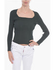 Aeron Squared Neck FINESSE Ribbed Sweater