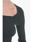 Aeron Squared Neck FINESSE Ribbed Sweater