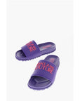 Versace JEANS COUTURE Rubber SHELLY Slides with Embossed Logo