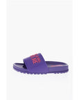 Versace JEANS COUTURE Rubber SHELLY Slides with Embossed Logo