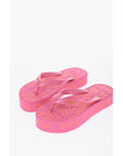Versace JEANS COUTURE All-OverLogo Flip Flop with Platform 3,5cm