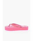 Versace JEANS COUTURE All-OverLogo Flip Flop with Platform 3,5cm