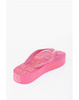 Versace JEANS COUTURE All-OverLogo Flip Flop with Platform 3,5cm