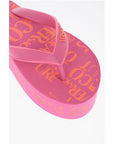 Versace JEANS COUTURE All-OverLogo Flip Flop with Platform 3,5cm