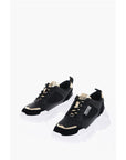Versace JEANS COUTURE Leather SPEEDTRACK Sneakers with Golden Detail