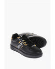Versace JEANS COUTURE Leather MEYSSA Low-Top Sneakers with Baroque M