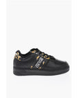 Versace JEANS COUTURE Leather MEYSSA Low-Top Sneakers with Baroque M
