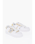 Versace JEANS COUTURE Leather MEYSSA Low-Top Sneakers with Baroque M