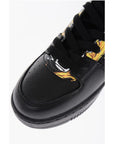 Versace JEANS COUTURE Leather MEYSSA Low-Top Sneakers with Baroque M