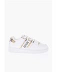 Versace JEANS COUTURE Leather MEYSSA Low-Top Sneakers with Baroque M