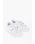 Versace JEANS COUTURE Leather Low-Top Sneakers with Maxi Decorative