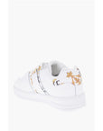 Versace JEANS COUTURE Leather MEYSSA Low-Top Sneakers with Baroque M