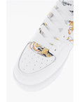 Versace JEANS COUTURE Leather MEYSSA Low-Top Sneakers with Baroque M