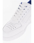 Versace JEANS COUTURE Textured Leather BROOKLYN Low-Top Sneaker with