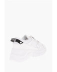 Versace JEANS COUTURE Leather and Fabric SPEEDTRACK Sneakers with Me