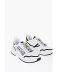 Versace JEANS COUTURE Fabric ATOM Sneakers with Printed Contrasting