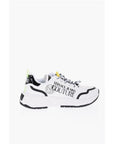 Versace JEANS COUTURE Fabric ATOM Sneakers with Printed Contrasting