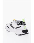 Versace JEANS COUTURE Fabric ATOM Sneakers with Printed Contrasting