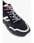 Versace JEANS COUTURE Fabric ATOM Sneakers with Printed Contrasting