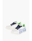 Versace JEANS COUTURE Patent Leather STARLIGHT Sneakers with Printed