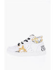 Versace JEANS COUTURE Baroque Printed Leather STARLIGHT High-Top Sne