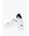 Versace JEANS COUTURE Textured Leather COURT 88 Sneakers with Contra