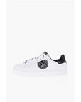 Versace JEANS COUTURE Textured Leather COURT 88 Sneakers with Contra