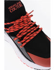 Versace JEANS COUTURE All-Over Logo Low-Top Sneakers