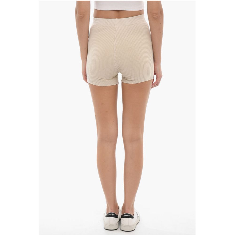 Cotton Citizen Stretch Cotton Ribbed Shorts