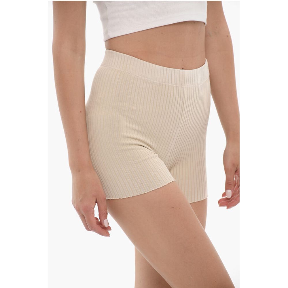 Cotton Citizen Stretch Cotton Ribbed Shorts