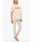 Holzweiler Logo Printed KJERAG Crew-neck T-Shirt with Printed Logo